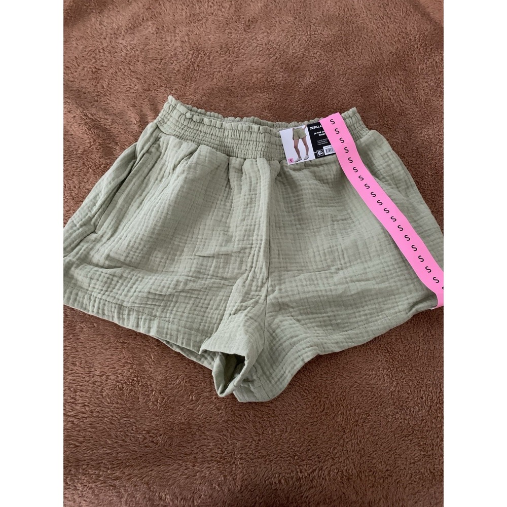 Billabong Women's In the Waves Shorts Lt Olive Green Size S Small NEW NWT